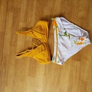 2 pc swin suit women's size small